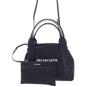 Balenciaga Navy Blue Cabas XS Bag